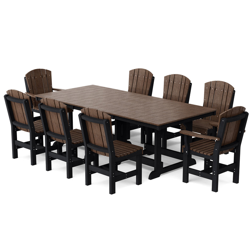 Heritage 9 Piece Patio Dining Set with 6 Dining Chairs and 2 Arm Chairs by Wildridge