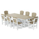 Heritage 9 Piece Patio Dining Set with 6 Dining Chairs and 2 Arm Chairs by Wildridge