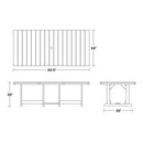 Heritage Dining Table 44"x94" by Wildridge