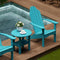 Classic Adirondack Chairs with Side Table by Wildridge