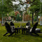 Classic Adirondack Chairs with Round Table by Wildridge