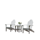 Classic Adirondack Chairs with Side Table by Wildridge
