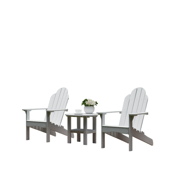 Classic Adirondack Chairs with Side Table by Wildridge