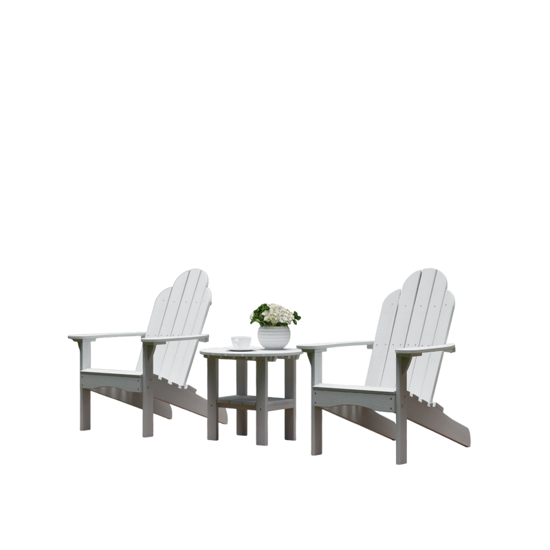 Classic Adirondack Chairs with Side Table by Wildridge