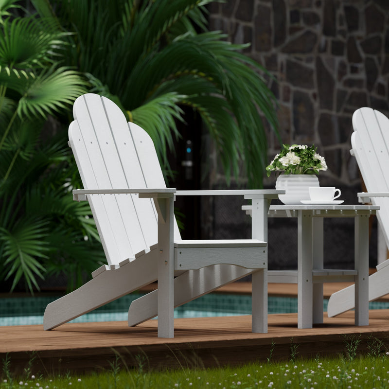 Classic Adirondack Chairs with Side Table by Wildridge