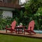 Classic Adirondack Chairs with Side Table by Wildridge