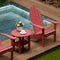 Classic Adirondack Chairs with Side Table by Wildridge