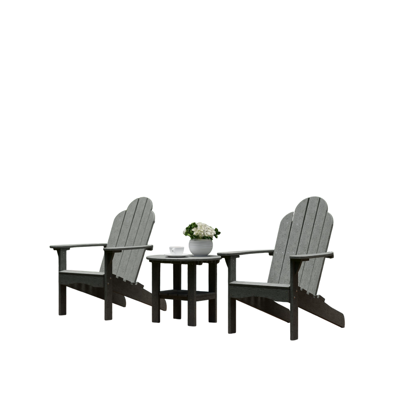 Classic Adirondack Chairs with Side Table by Wildridge