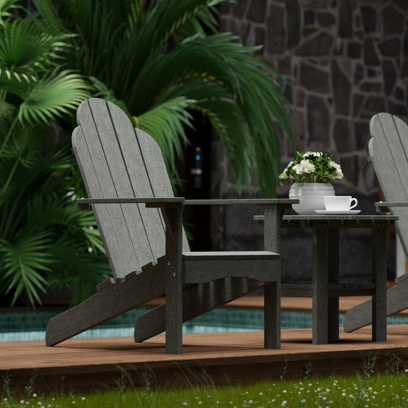 Classic Adirondack Chairs with Side Table by Wildridge
