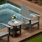 Classic Adirondack Chairs with Side Table by Wildridge
