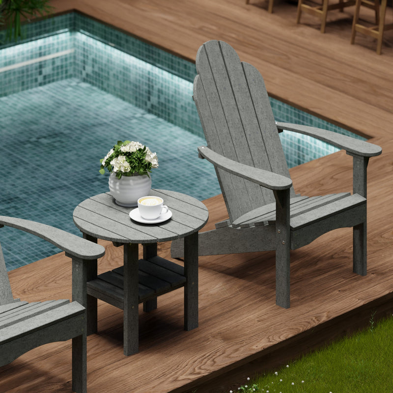 Classic Adirondack Chairs with Side Table by Wildridge