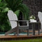 Classic Adirondack Chairs with Side Table by Wildridge