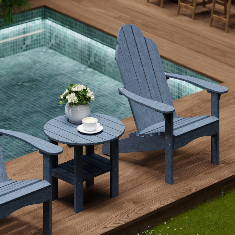 Classic Adirondack Chairs with Side Table by Wildridge