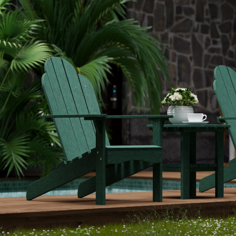 Classic Adirondack Chairs with Side Table by Wildridge