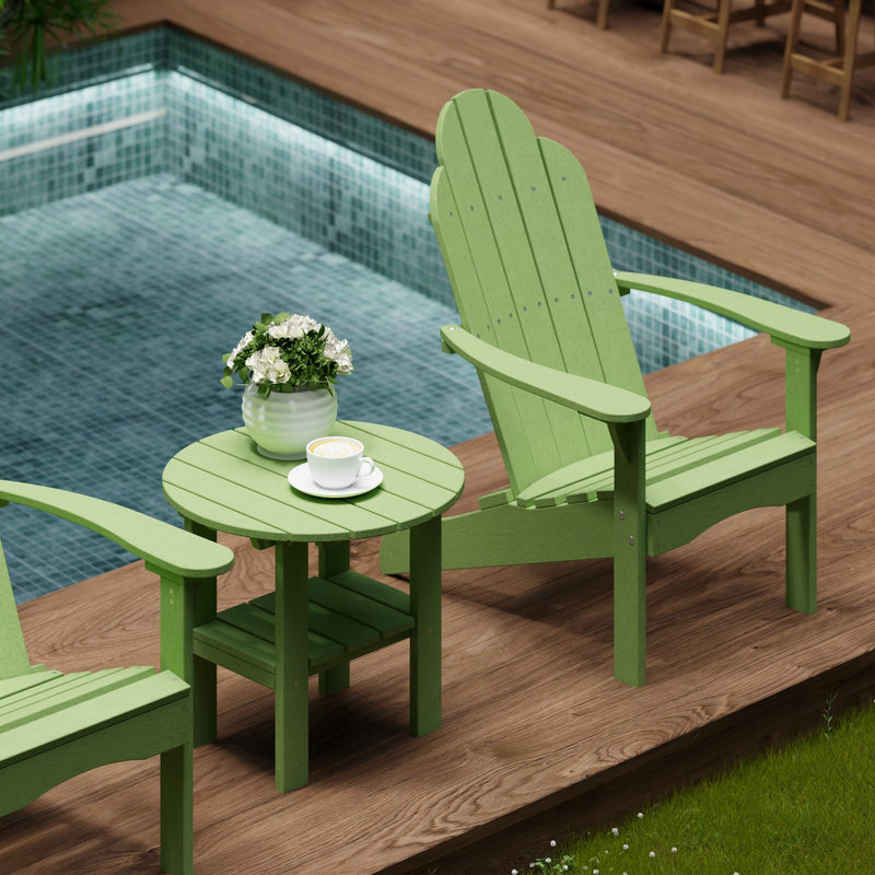 Classic Adirondack Chairs with Side Table by Wildridge