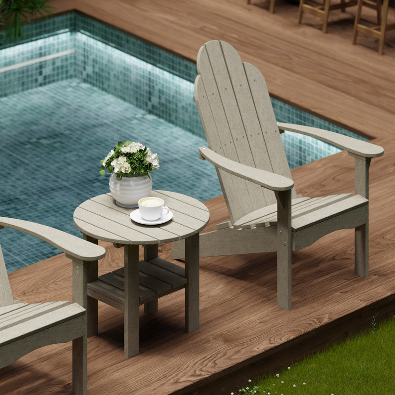 Classic Adirondack Chairs with Side Table by Wildridge