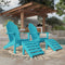 Classic Adirondack Chairs with Footrest by Wildridge