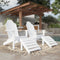 Classic Adirondack Chairs with Footrest by Wildridge