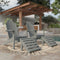 Classic Adirondack Chairs with Footrest by Wildridge