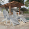 Classic Adirondack Chairs with Footrest by Wildridge