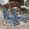 Classic Adirondack Chairs with Footrest by Wildridge