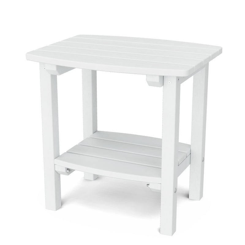 Classic Adirondack 3-Piece Set Chair with Footrest & Side Table by Wildridge