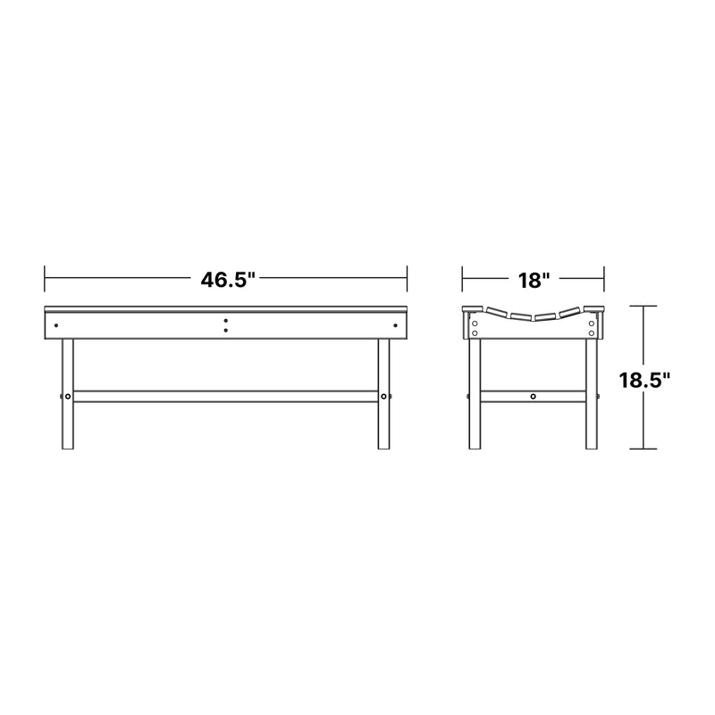 Classic 4 Foot Vineyard Bench by Wildridge