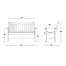 Classic 5 Foot Mission Bench by Wildridge