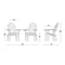 Classic Deck Chair Tete-a-Tete by Wildridge