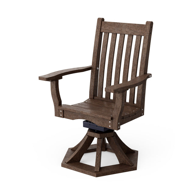Classic Swivel Rocker Dining Chair with Arms by Wildridge