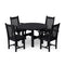 Classic 5-Piece 46 inch Round Patio Dining Set with 2 Side Chairs and 2 Arm Chairs by Wildridge