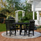 Classic 5-Piece 46 inch Round Patio Dining Set with 2 Side Chairs and 2 Arm Chairs by Wildridge