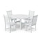 Classic 5-Piece 46 inch Round Patio Dining Set with 2 Side Chairs and 2 Arm Chairs by Wildridge