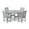 Classic 5-Piece 46 inch Round Patio Dining Set with 2 Side Chairs and 2 Arm Chairs by Wildridge