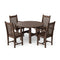 Classic 5-Piece 46 inch Round Patio Dining Set with 2 Side Chairs and 2 Arm Chairs by Wildridge