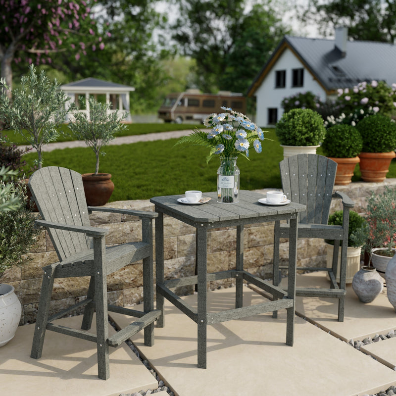 Classic 40" High Dining Table with 2 High Dining Chairs by Wildridge
