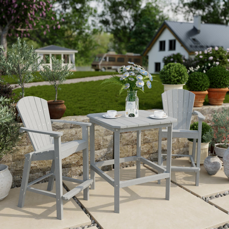 Classic 40" High Dining Table with 2 High Dining Chairs by Wildridge