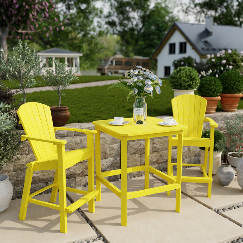 Classic 40" High Dining Table with 2 High Dining Chairs by Wildridge