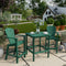 Classic 40" High Dining Table with 2 High Dining Chairs by Wildridge