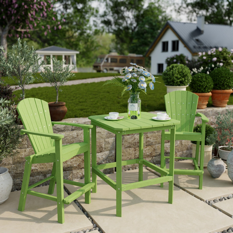 Classic 40" High Dining Table with 2 High Dining Chairs by Wildridge