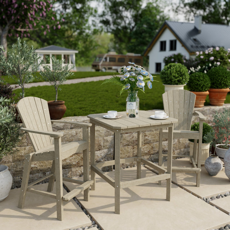 Classic 40" High Dining Table with 2 High Dining Chairs by Wildridge