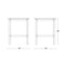 Classic 40 inch High Square 34"x34" Dining Table by Wildridge