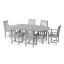 Classic 44” x 84” Dining Table Set With 4 Side Chairs, 2 Arm Chairs by Wildridge