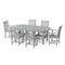 Classic 44” x 84” Dining Table Set With 4 Side Chairs, 2 Arm Chairs by Wildridge