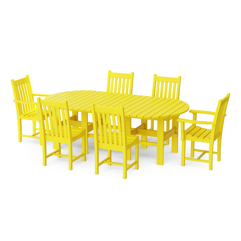 Classic 44” x 84” Dining Table Set With 4 Side Chairs, 2 Arm Chairs by Wildridge