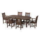 Classic 44” x 84” Dining Table Set With 4 Side Chairs, 2 Arm Chairs by Wildridge