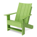 Outdoor Contemporary 2 Adirondack Chairs with 1 Side Table by Wildridge