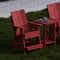 Outdoor Contemporary High Adirondack Chair by Wildridge