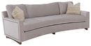 Fairfield Chair Enzo Sofa w/2 Beach Contrast Pillows (sku: P-2212-57-B)