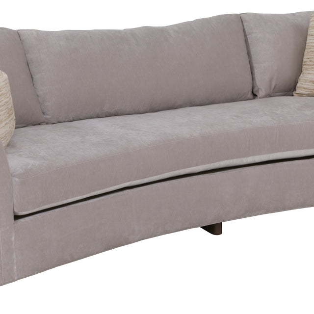 Fairfield Chair Enzo Sofa w/2 Beach Contrast Pillows (sku: P-2212-57-B)